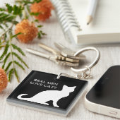 実質の人愛猫のkeychain キーホルダー (正面右)