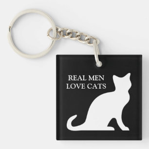 実質の人愛猫のkeychain キーホルダー