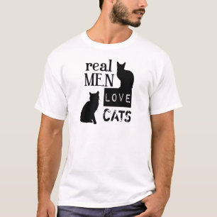 実質の人愛猫(すべての色で利用できる) Tシャツ