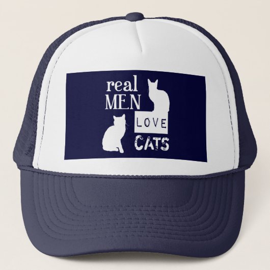 実質の人愛猫 キャップ (正面)