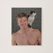 実質の人愛猫 ジグソーパズル (縦)