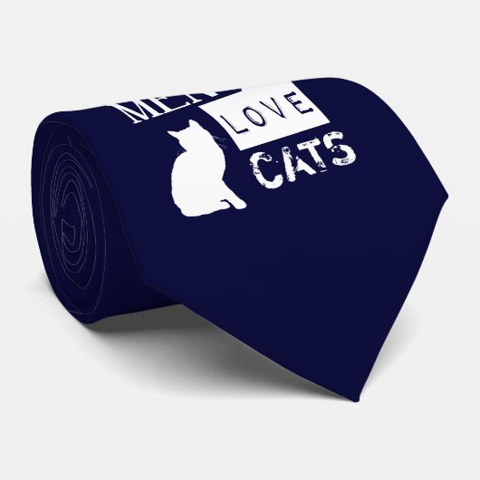 実質の人愛猫 ネクタイ (ロール)