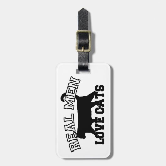 実質の人愛猫 ラゲッジタグ (正面縦)