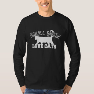 実質の人愛猫 Tシャツ