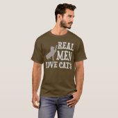 実質の人愛猫 Tシャツ (正面フル)