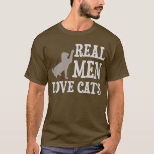 実質の人愛猫 Tシャツ