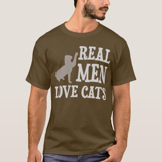 実質の人愛猫 Tシャツ (正面)