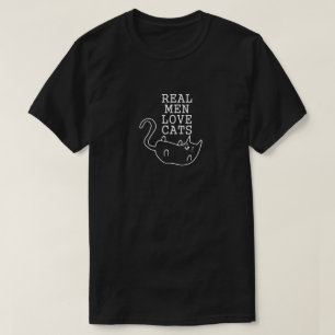 実質の人愛猫 Tシャツ
