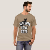 実質の人愛猫 Tシャツ (正面フル)