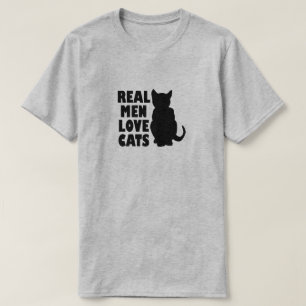 実質の人愛猫 Tシャツ