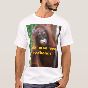 実質の人愛赤毛 Tシャツ