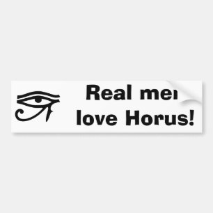 実質の人愛horus バンパーステッカー