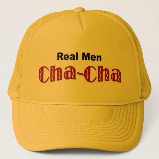 "実質の人Cha-Cha " キャップ (正面)
