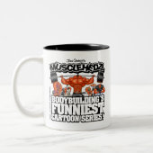 実質の人DEADLIFT! ツートーンマグカップ (左)