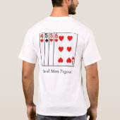 実質の人Pegout Tシャツ (裏面)