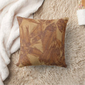 実質の化石のイメージの枕 クッション (ブランケット)