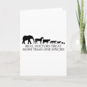 実質の医者(獣医)は複数の種を扱います カード (正面)