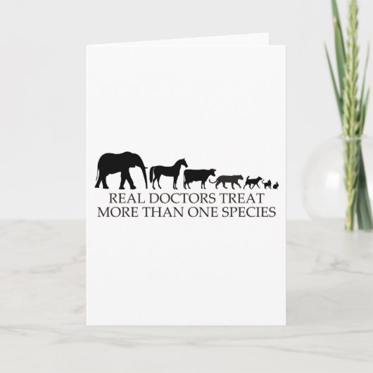 実質の医者(獣医)は複数の種を扱います カード (正面)