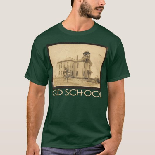 実質の古い学校 Tシャツ (正面)