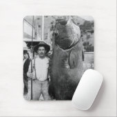 実質の大きい魚、早い1900年代 マウスパッド (マウス)