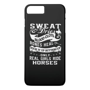 実質の女の子の乗車の馬 iPhone 8 PLUS/7 PLUSケース