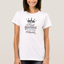 実質の女王は各他を戴冠します固定します Tシャツ