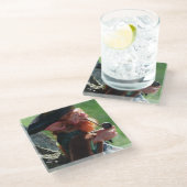 実質の小妖精 ガラスコースター (アングル)