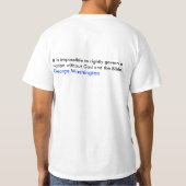 実質の希望 Tシャツ (裏面)