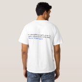 実質の希望 Tシャツ (裏面フル)