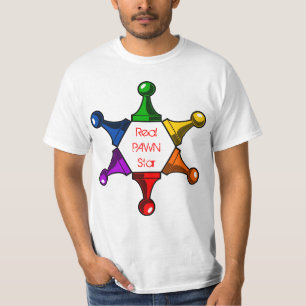 実質の担保の星のワイシャツ Tシャツ