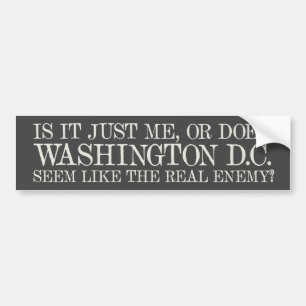 実質の敵D.C.か。 バンパーステッカー
