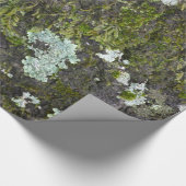 実質の木の写真撮影の迷彩柄の包装紙 ラッピングペーパー (角)