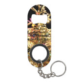 実質の木の実質の雪の実質のクリスマス! キーホルダー栓抜き (裏面)