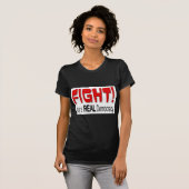 実質の民主主義のための戦い Tシャツ (正面フル)