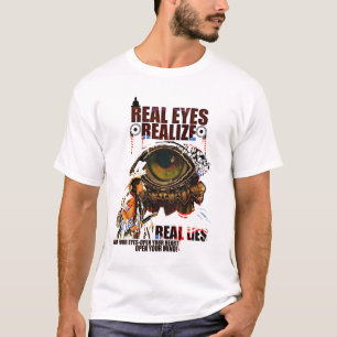 実質の目実現実質のうそ Tシャツ