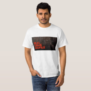 実質の罪のプロフィールの白のティー Tシャツ