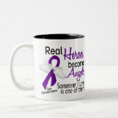 実質の英雄は天使の膵臓癌になります ツートーンマグカップ (左)