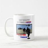 実質の英雄-軍隊 コーヒーマグカップ (左)