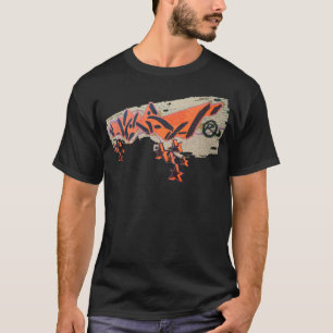 実質の通りの落書き Tシャツ