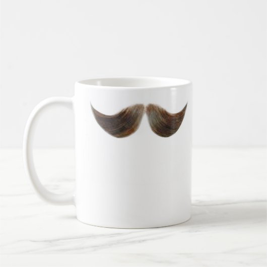実質の髭のマグ コーヒーマグカップ (左)