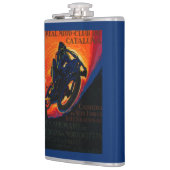 実質のMotoクラブヴィンテージPosterEurope フラスク (左)