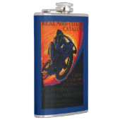 実質のMotoクラブヴィンテージPosterEurope フラスク (右)