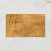 実質のPommele SapeleのベニヤのWoodgrain 名刺 (裏面)