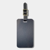 実質カーボン繊維の写真の質 ラゲッジタグ (正面縦)