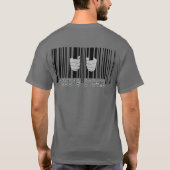 実質手数色合いのワイシャツ Tシャツ (裏面)