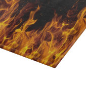 実質火の炎デザイナーまな板 カッティングボード (角)