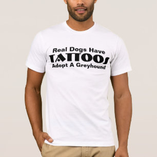 実質犬に入れ墨のTシャツ及びワイシャツがあります Tシャツ