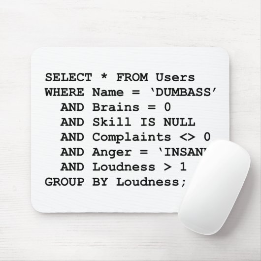 実質生命SQL マウスパッド (マウス)