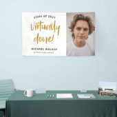 実質的に卒業発表バナー 横断幕 (トレードショー)