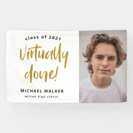 実質的に卒業発表バナー 横断幕